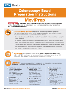 Colon Prep Instructions - Colorectal Cancer Screening | UCLA Health