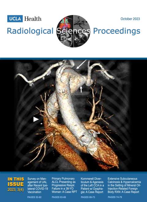 UCLA Radiological Sciences Proceedings 2023 Oct. v3(4)