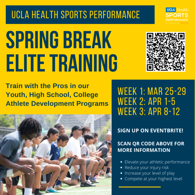 Spring Break Elite Training Week Promotion