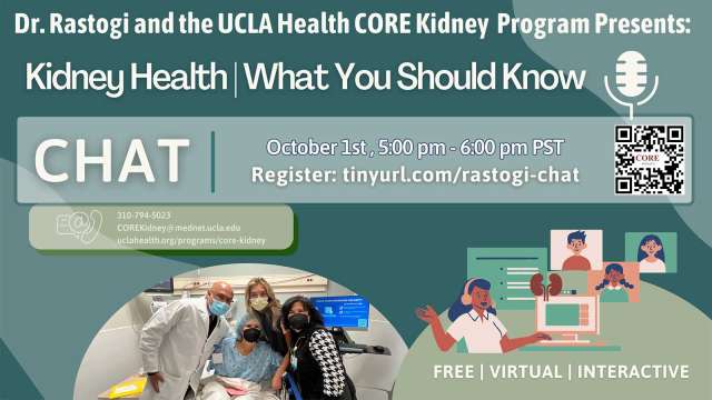 UCLA CORE Kidney Monthly Chat Oct, 2024