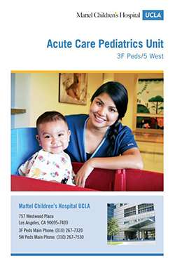 Acute Care Pediatrics Unit (3F Peds/5 West) - Ronald Reagan UCLA ...