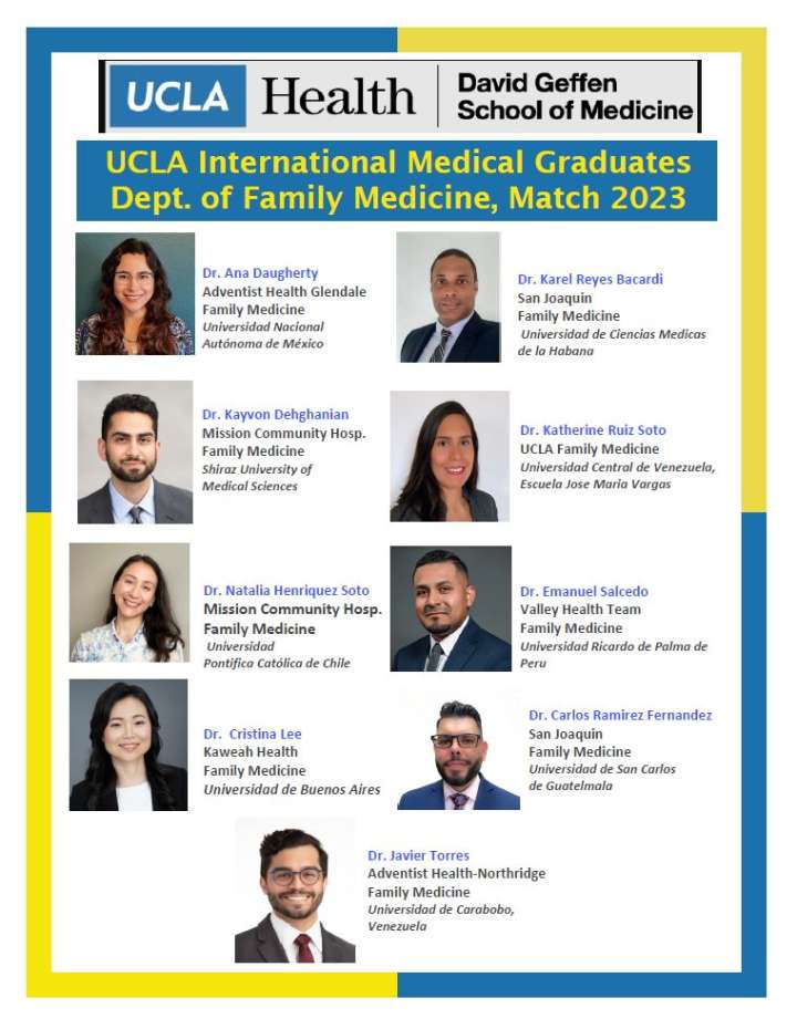 Match - International Medical Graduate Program | UCLA Health