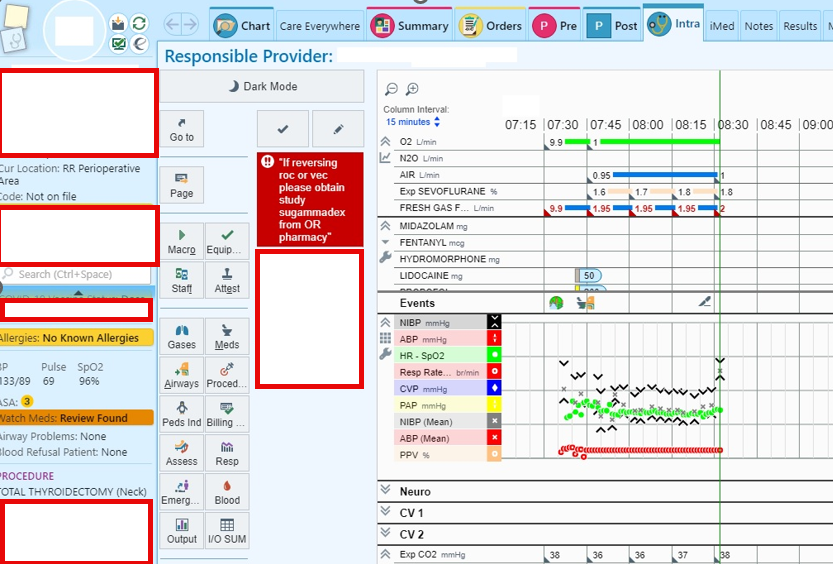 Bioinformatics and Perioperative Analytics Spreadsheet example 
