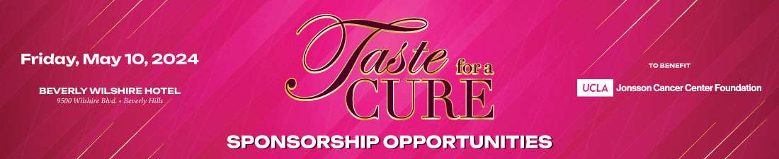 Taste for a Cure Sponsorship Opportunities banner